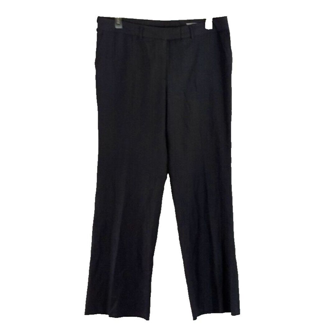 Edwards Dress Pants Womens 16 UR Recycled Polyester Gray Flat Front Unhemmed NWT